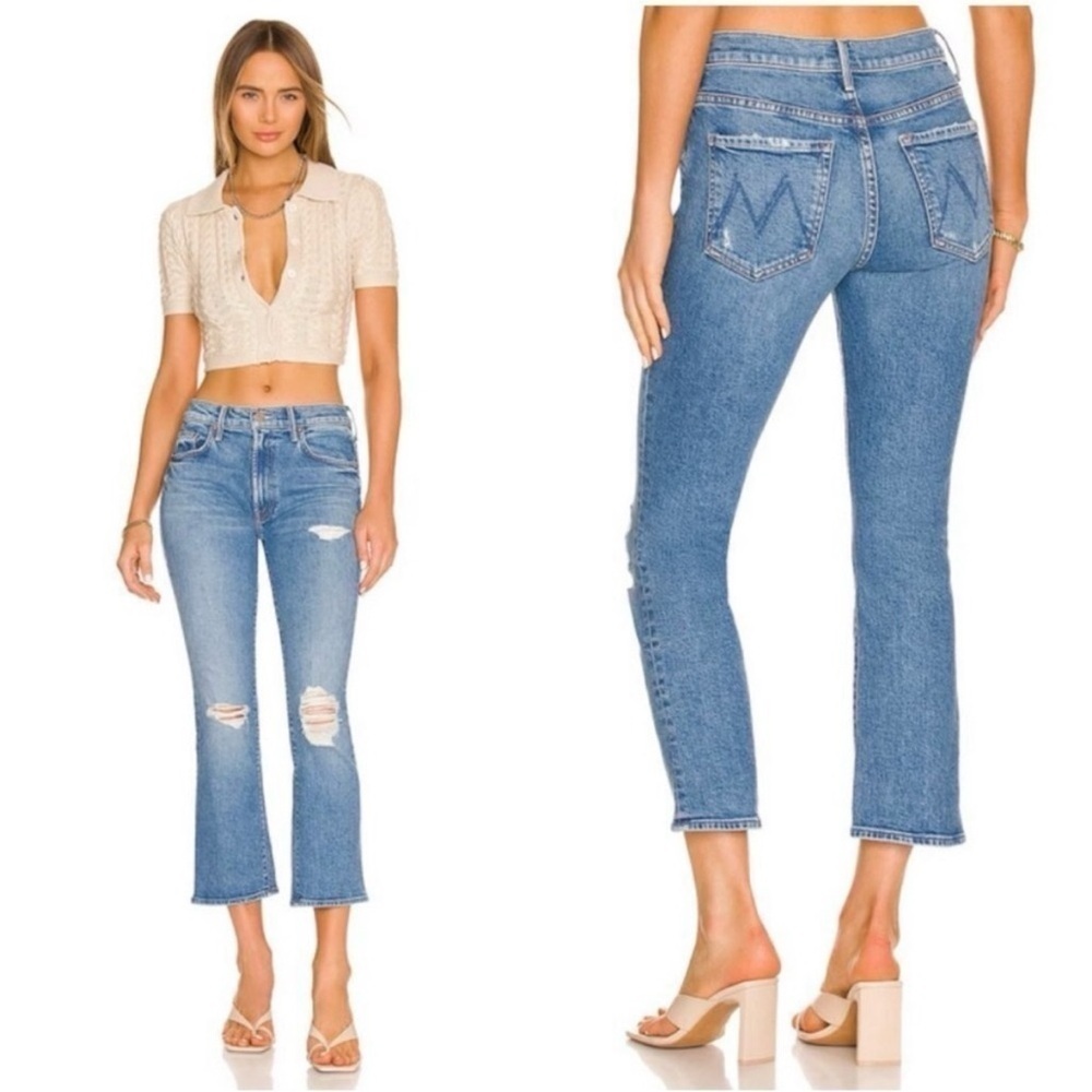 Mother Denim The Insider Ankle Bloom And Doom Size 29